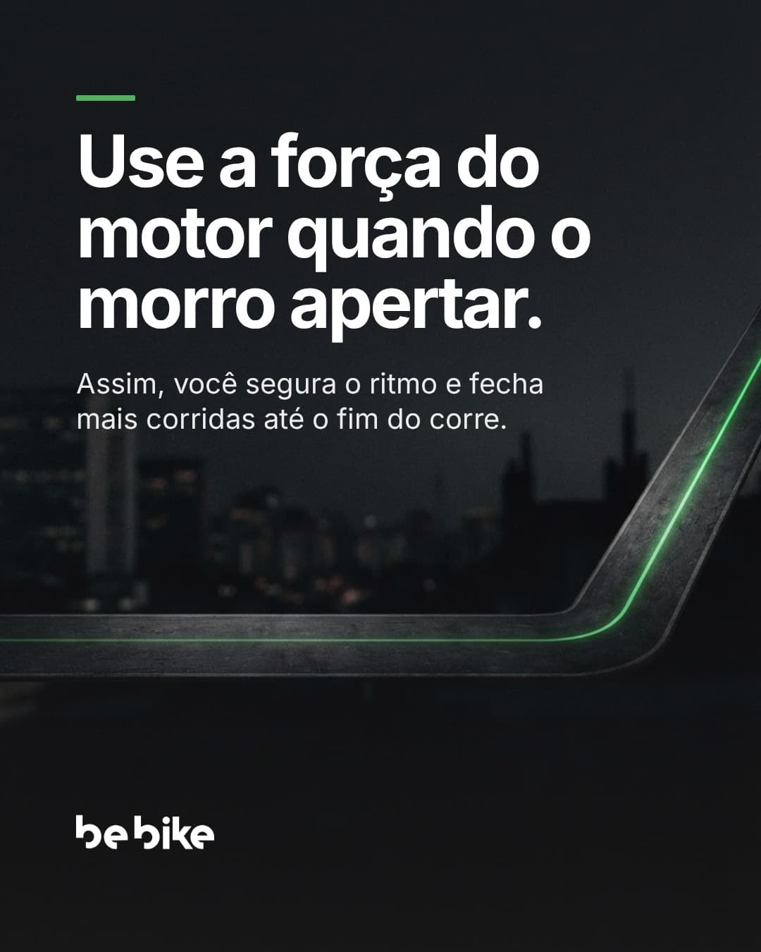 Post da Be Bike sobre usar a assistência do motor nas subidas.